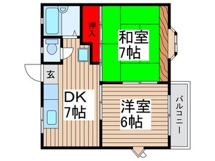 コンフォートタキザワの物件間取画像